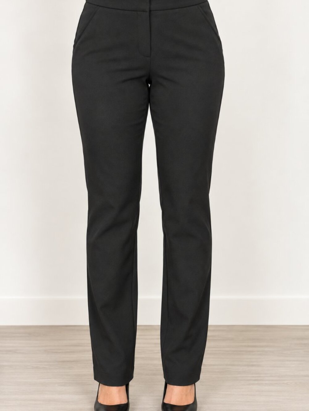 White House Black Market The Slim 12 Black Straight Leg Dress Pants Workwear